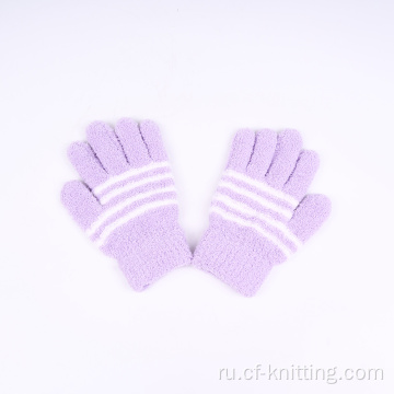 Индивидуальные вязаные перчатки для детей